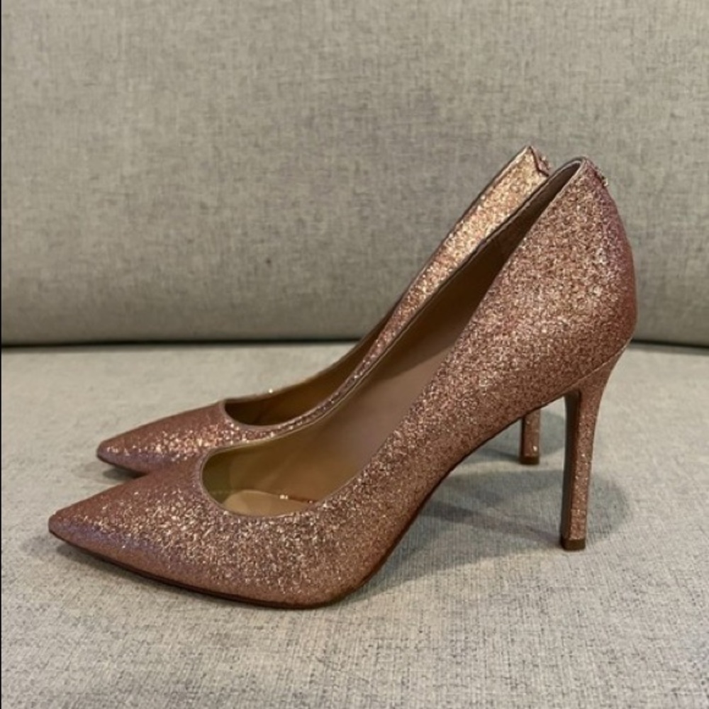 Sam Edelman Pink Glitter Heels New Pumps